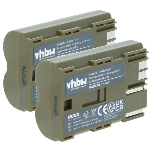 Batteria per canon 511a - batteria, bp-511a
