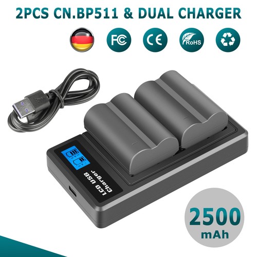 5ah 511 batteria e - 2x, bp-511