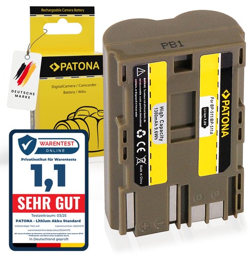 Patona bp511 batteria 1300mah - bp511,