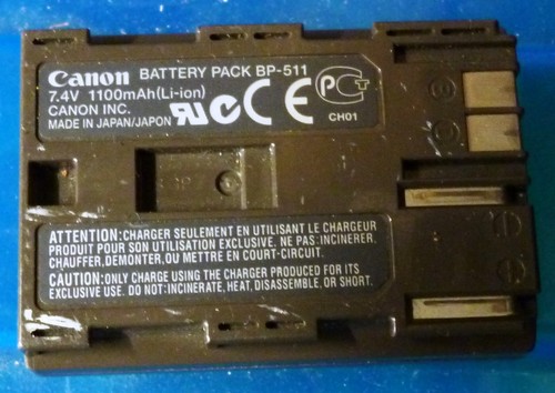 Canon 511 batteria 1100mah - canon,